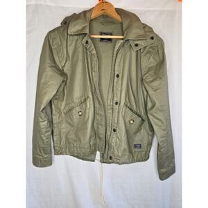 Disneyland Paris Black Fleece Lined Full Zip Hooded Jacket Unisex Adult Large